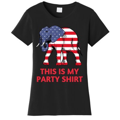 Republican Elephant This Is My Party Women's T-Shirt