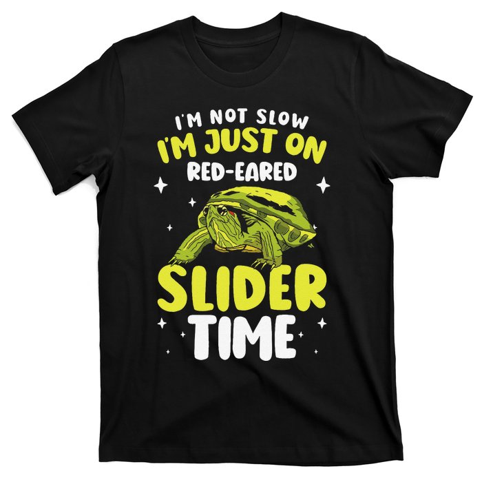 Red Eared Turtle Red Eared Funny Red Eared Slider Turtle T-Shirt