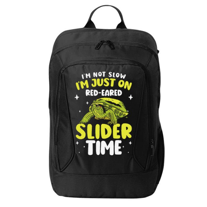 Red Eared Turtle Red Eared Funny Red Eared Slider Turtle City Backpack