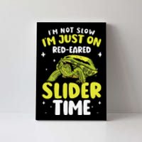 Red Eared Turtle Red Eared Funny Red Eared Slider Turtle Canvas