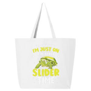 Red Eared Turtle Red Eared Funny Red Eared Slider Turtle 25L Jumbo Tote