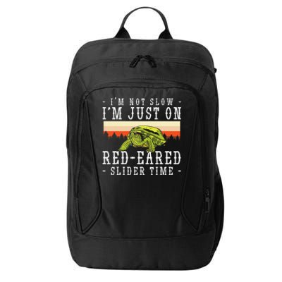 Red Eared Turtle Red Eared Funny Red Eared Slider Turtle City Backpack