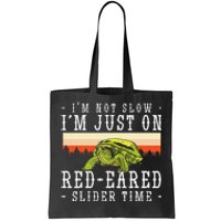 Red Eared Turtle Red Eared Funny Red Eared Slider Turtle Tote Bag