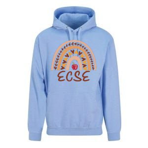 Rainbow Ecse Team Back To School Appreciation Fall Unisex Surf Hoodie