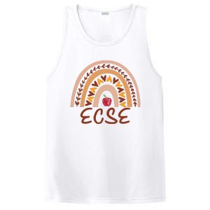 Rainbow Ecse Team Back To School Appreciation Fall PosiCharge Competitor Tank