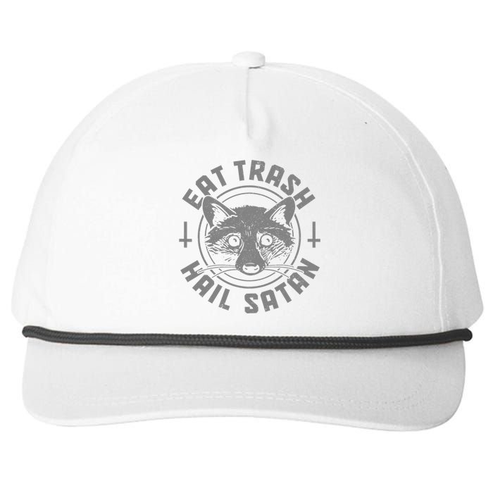 Raccoon Eat Trash Funny Racoon Snapback Five-Panel Rope Hat