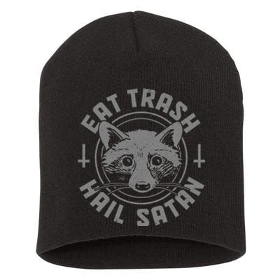 Raccoon Eat Trash Funny Racoon Short Acrylic Beanie