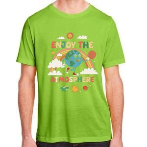 Retro Enjoy The Atmosphere Funny Earth Day Adult ChromaSoft Performance T-Shirt