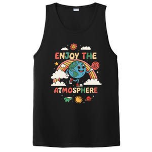 Retro Enjoy The Atmosphere Funny Earth Day PosiCharge Competitor Tank