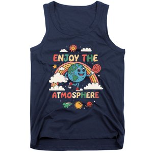 Retro Enjoy The Atmosphere Funny Earth Day Tank Top