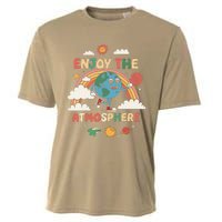 Retro Enjoy The Atmosphere Funny Earth Day Cooling Performance Crew T-Shirt