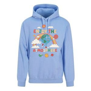 Retro Enjoy The Atmosphere Funny Earth Day Unisex Surf Hoodie