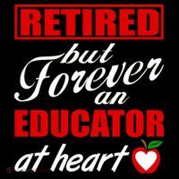 Retired But Forever An Educator At Heart Short Acrylic Beanie