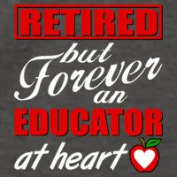 Retired But Forever An Educator At Heart Vector Backpack