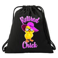 Retired Chick Drawstring Bag