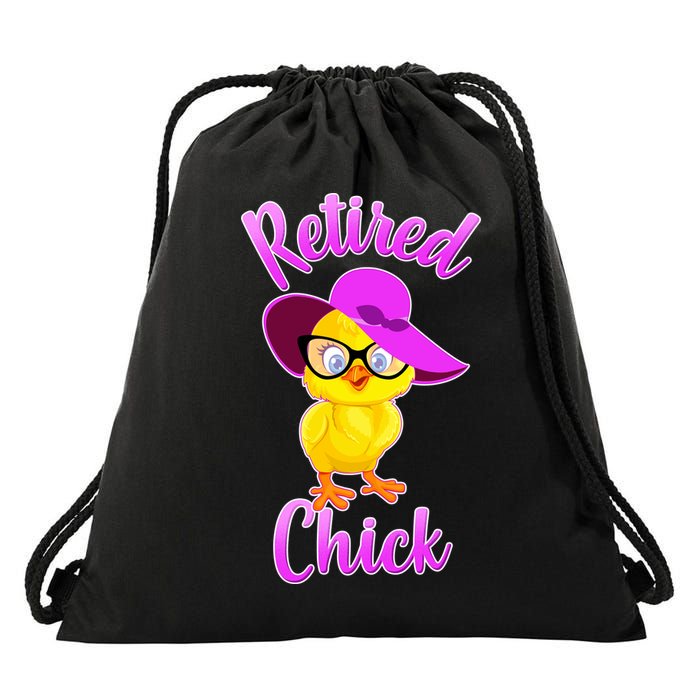 Retired Chick Drawstring Bag