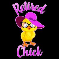 Retired Chick Drawstring Bag