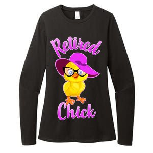 Retired Chick Womens CVC Long Sleeve Shirt