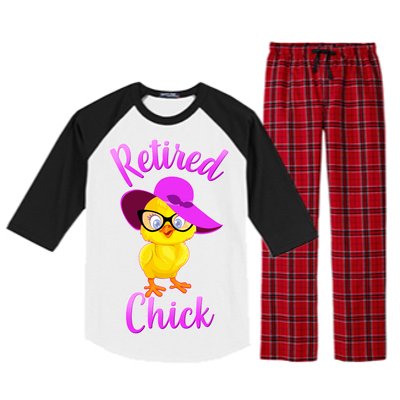 Retired Chick Raglan Sleeve Pajama Set