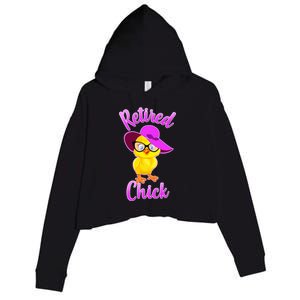 Retired Chick Crop Fleece Hoodie