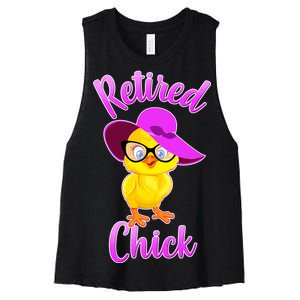 Retired Chick Women's Racerback Cropped Tank