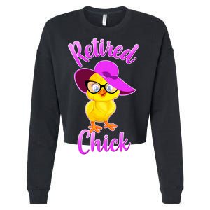 Retired Chick Cropped Pullover Crew