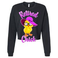 Retired Chick Cropped Pullover Crew