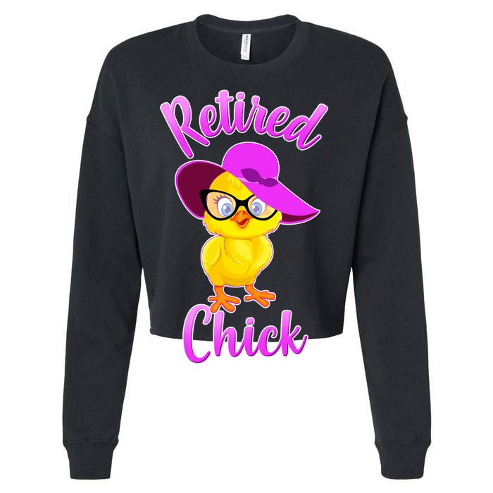 Retired Chick Cropped Pullover Crew