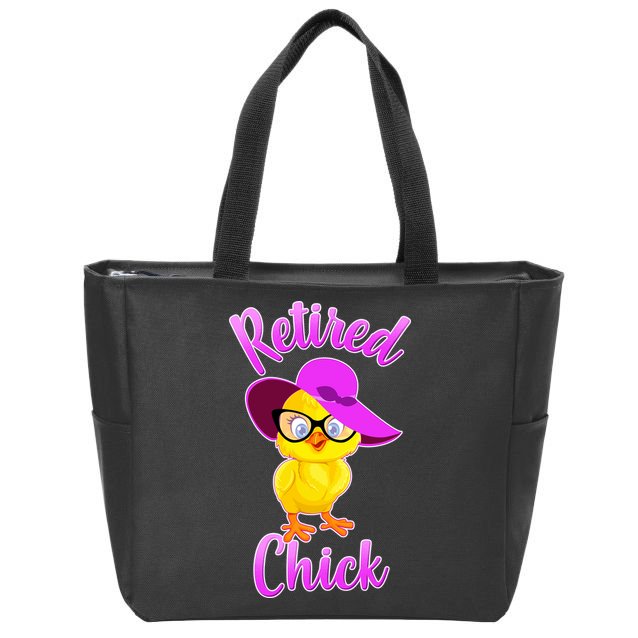Retired Chick Zip Tote Bag