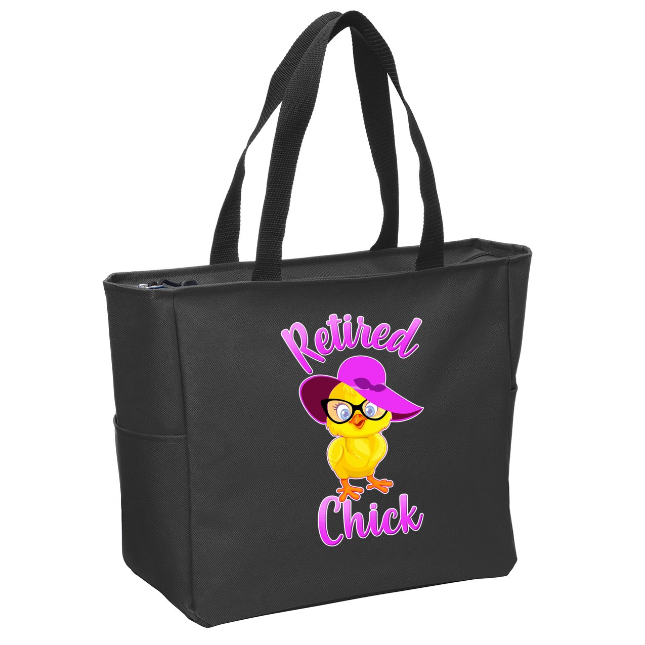 Retired Chick Zip Tote Bag