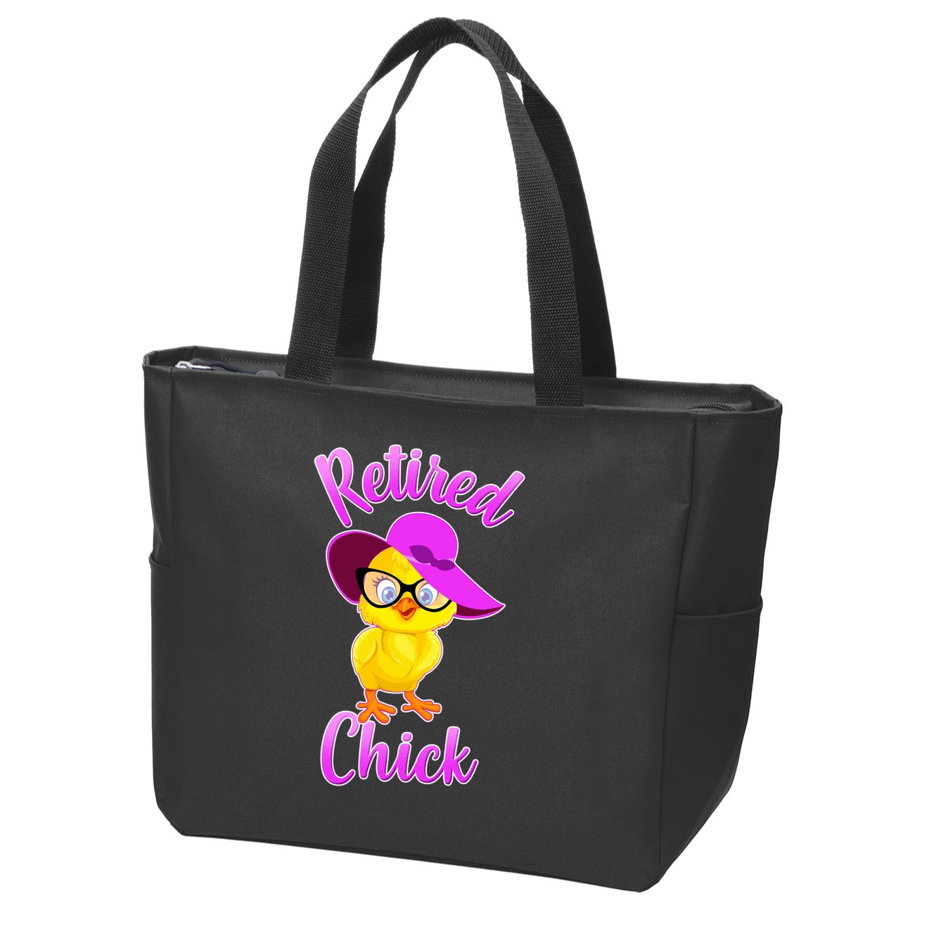 Retired Chick Zip Tote Bag