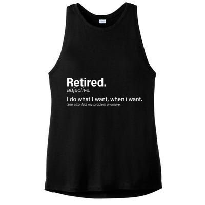 Retired Definition Ladies PosiCharge Tri-Blend Wicking Tank