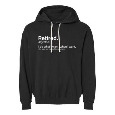 Retired Definition Garment-Dyed Fleece Hoodie