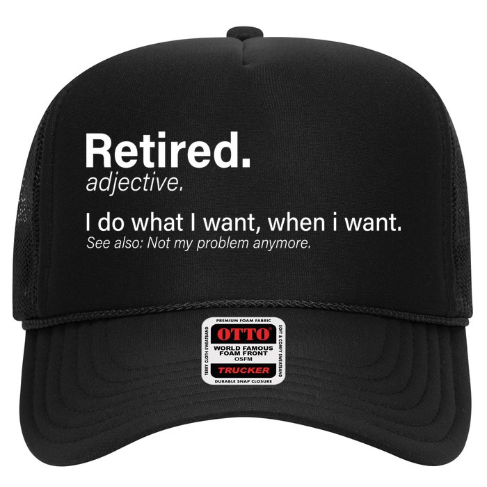 Retired Definition Trucker Hat