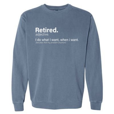 Retired Definition Garment-Dyed Sweatshirt