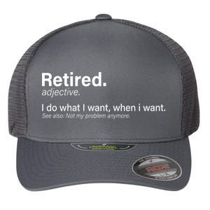 Retired Definition Flexfit Unipanel Trucker Cap