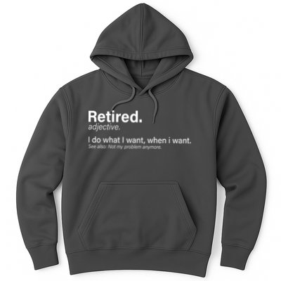 Retired Definition Hoodie
