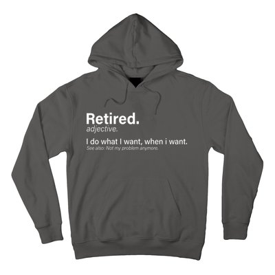 Retired Definition Hoodie