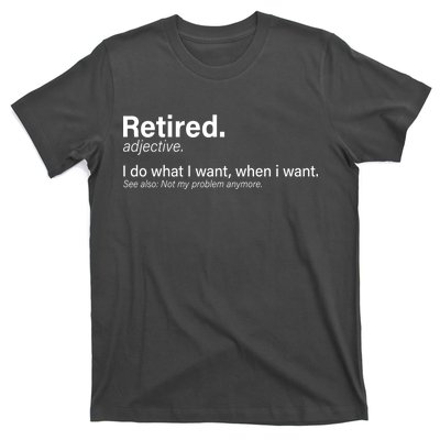 Retired Definition T-Shirt