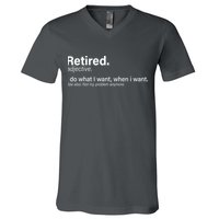 Retired Definition V-Neck T-Shirt