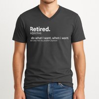 Retired Definition V-Neck T-Shirt