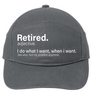 Retired Definition 7-Panel Snapback Hat