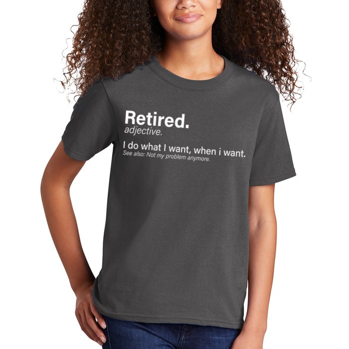 Retired Definition Kids T-Shirt