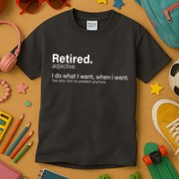 Retired Definition Kids T-Shirt
