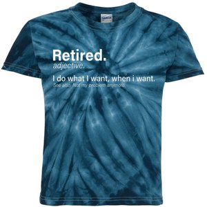 Retired Definition Kids Tie-Dye T-Shirt