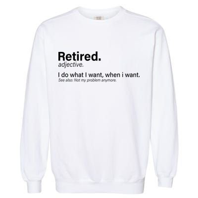 Retired Definition Garment-Dyed Sweatshirt