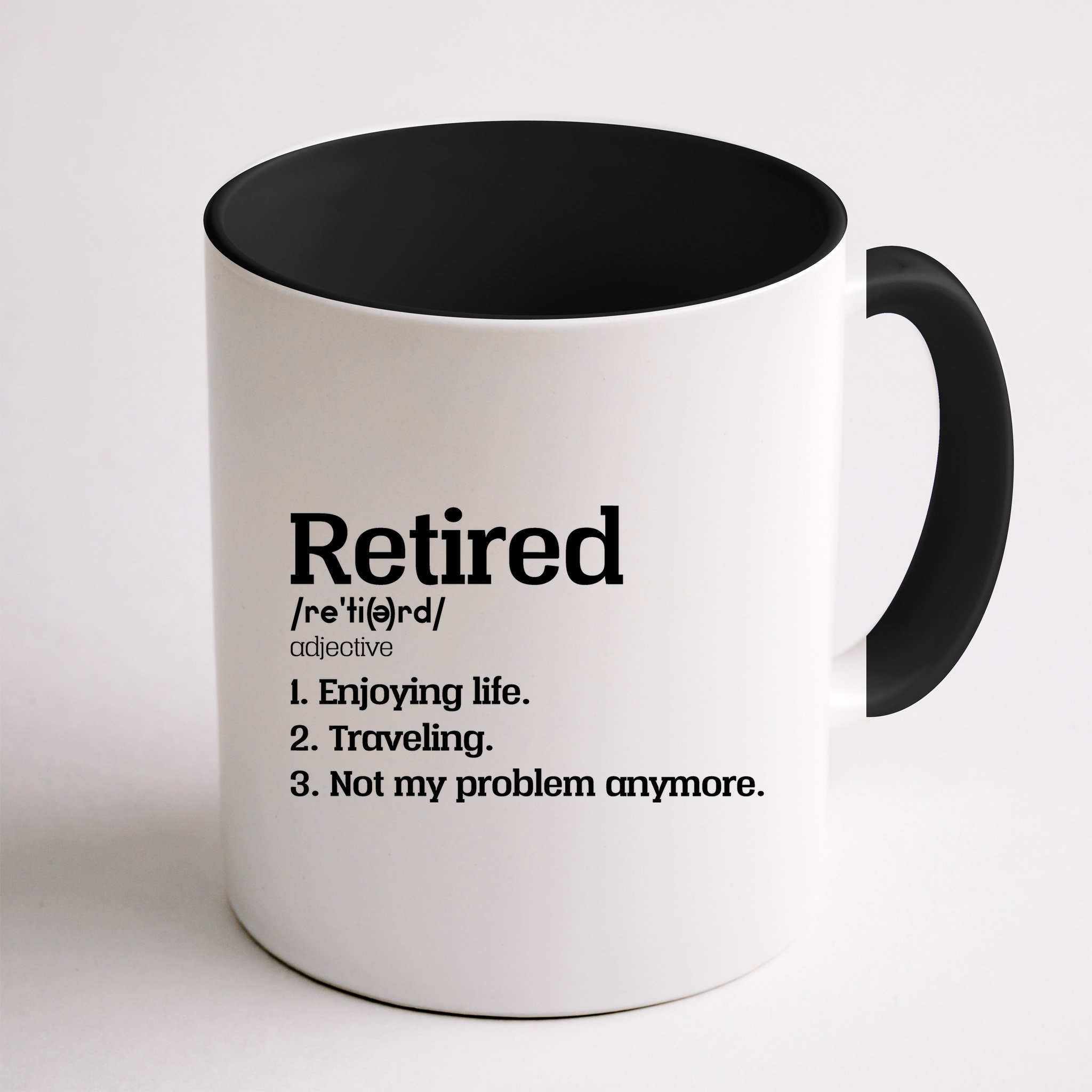 Retired Definition Funny Mug