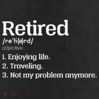 Retired Definition Funny 11oz C Handle Ceramic Mug