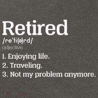 Retired Definition Funny Cotton Canvas Backpack