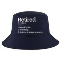 Retired Definition Funny Cool Comfort Performance Bucket Hat